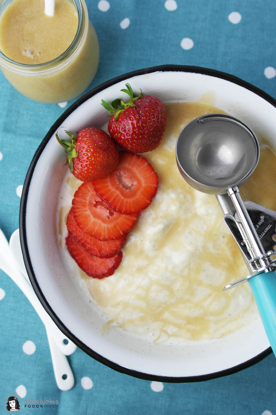 Nur 5 Zutaten: Salz-Karamell Eis / vegan