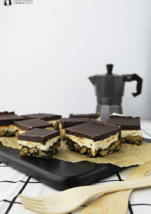 Süße Erinnerung an Kanada: Nanaimo-Bars mit Ahornsirup