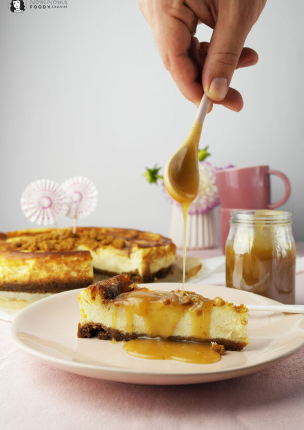 Salted Caramel Cheesecake oder Salzkaramell Käsekuchen