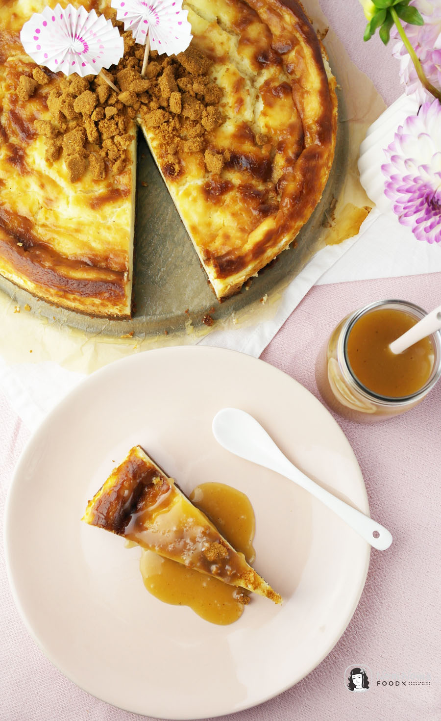 Salted Caramel Cheesecake oder Salzkaramell Käsekuchen
