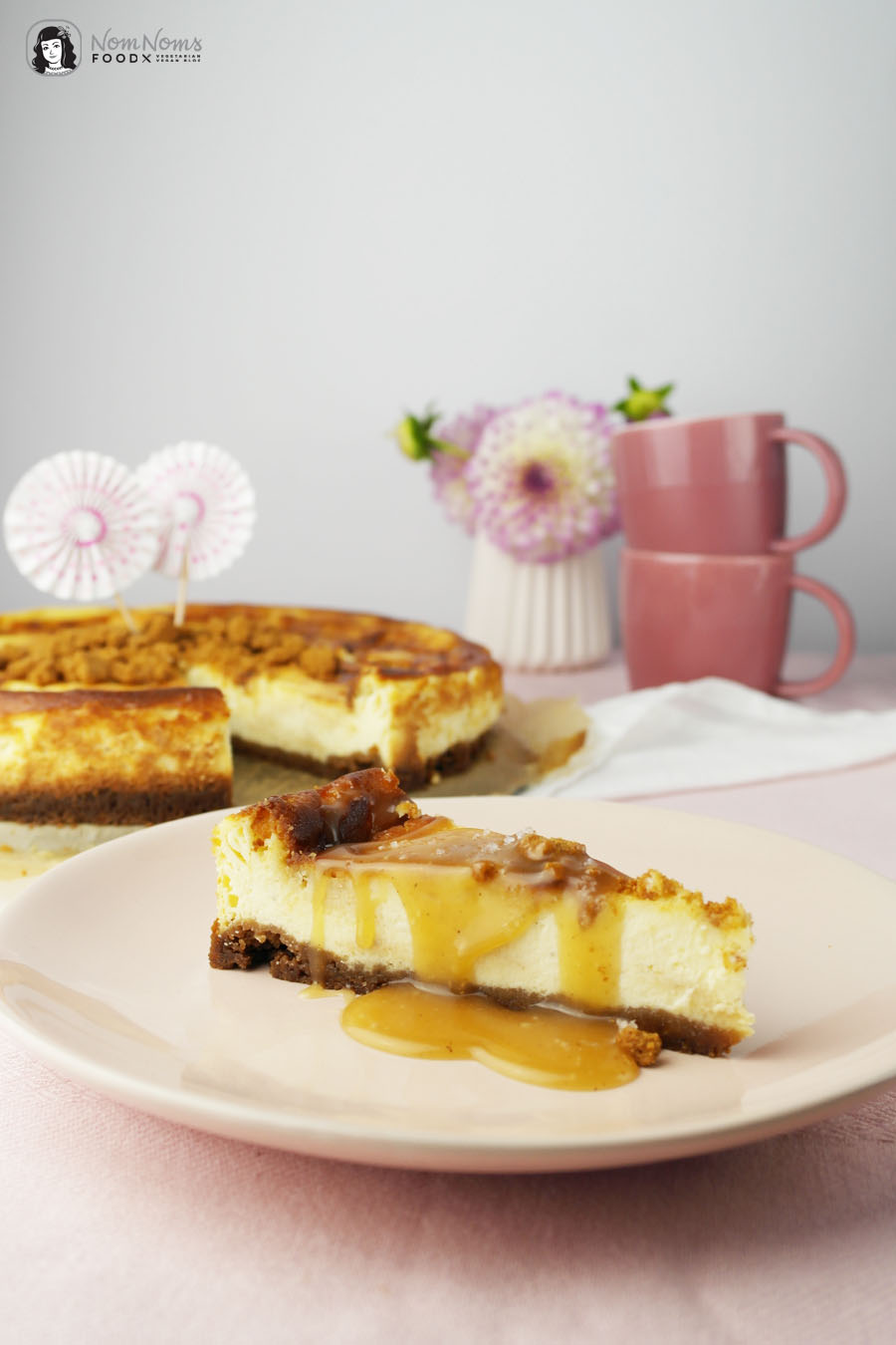 Salted Caramel Cheesecake oder Salzkaramell Käsekuchen
