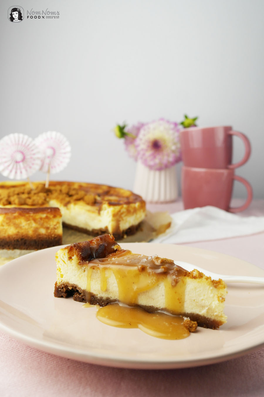 Salted Caramel Cheesecake oder Salzkaramell Käsekuchen