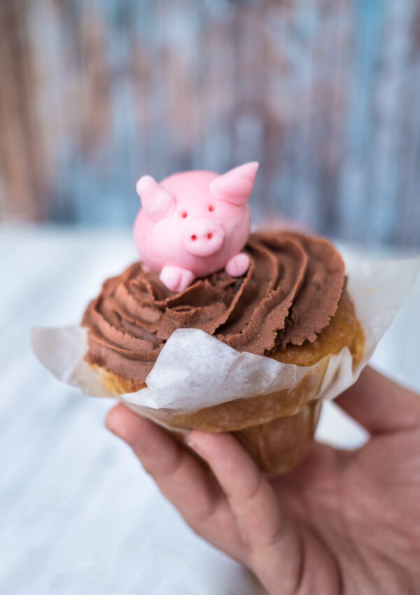 HOORAY: Schweinische Schweine-Cupcakes mit Schokoladen-Frosting | Feiern mit Jenni von Kunecoco ❤