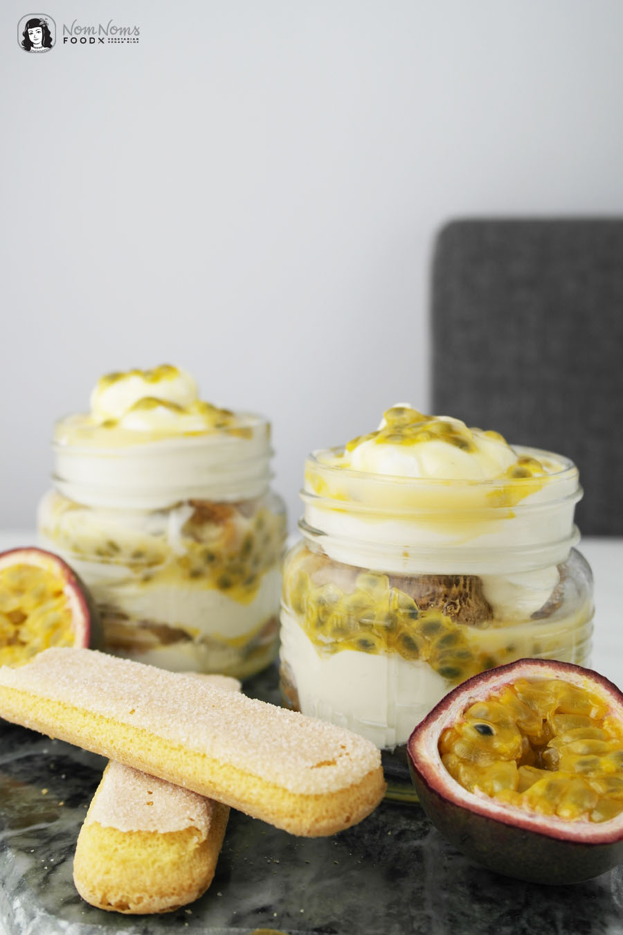 Eierlikör-Tiramisu mit Maracuja oder Passionsfrucht ❤