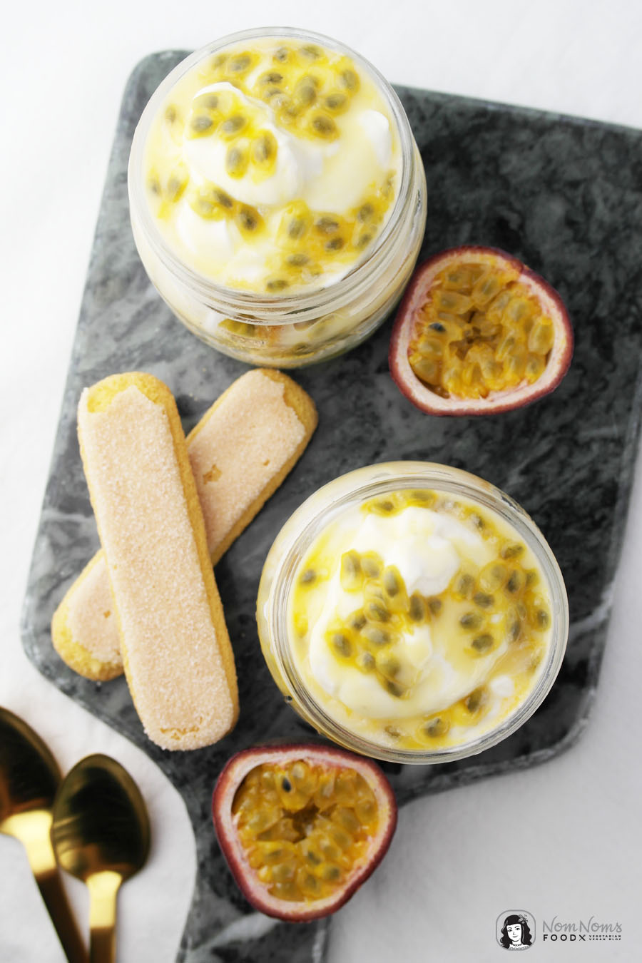 Eierlikör-Tiramisu mit Maracuja oder Passionsfrucht ❤
