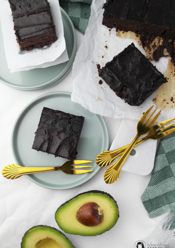 Saftige Avocado Brownies ohne Mehl ❤