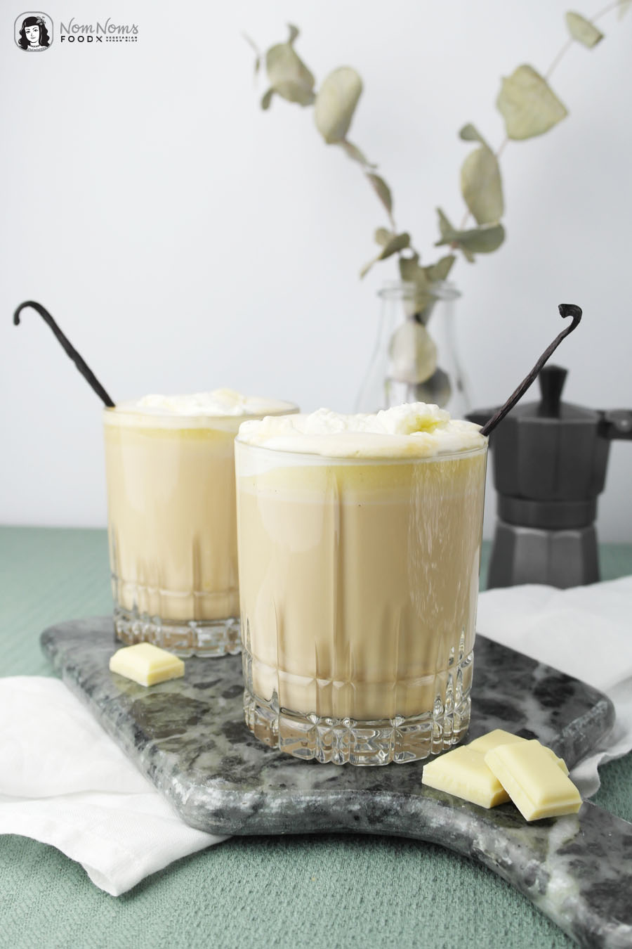 White Chocolate Mocha Kaffee mit weißer Schokolade