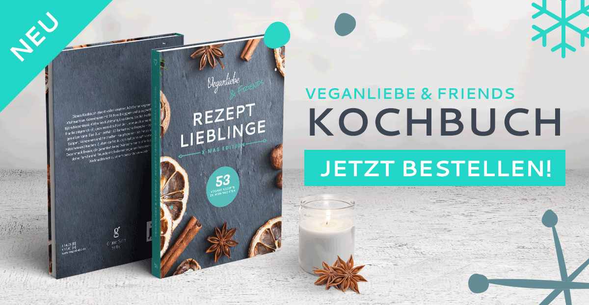 Spekulatius-Brownies mit Glühwein-Kirschen | Veganliebe & Friends X-mas Edition