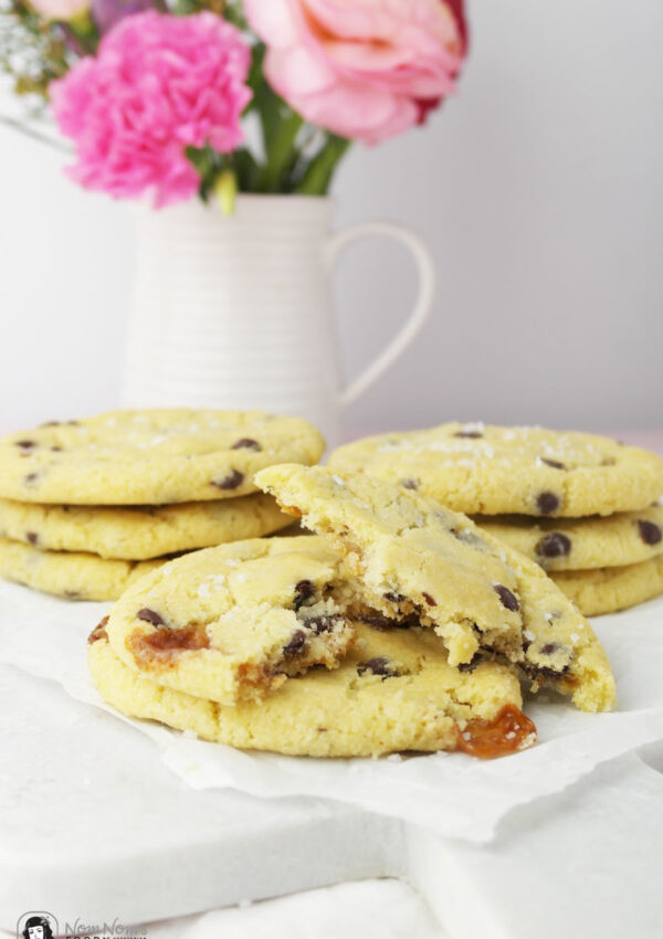 Salted Caramel Chocolate Chips Cookies ❤