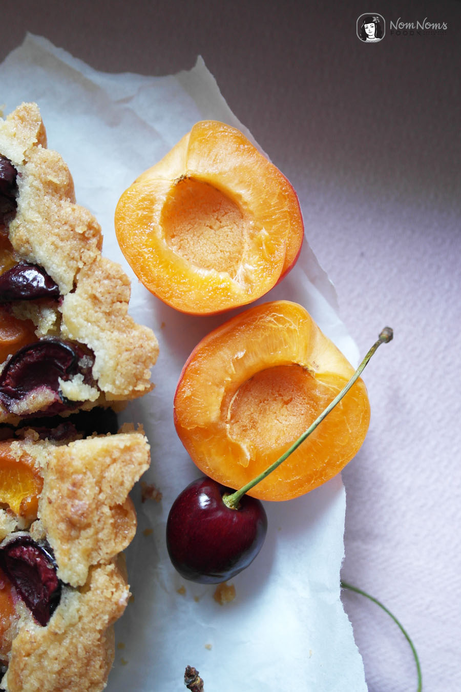 Aprikosen-Kirsch-Tarte mit Frangipane