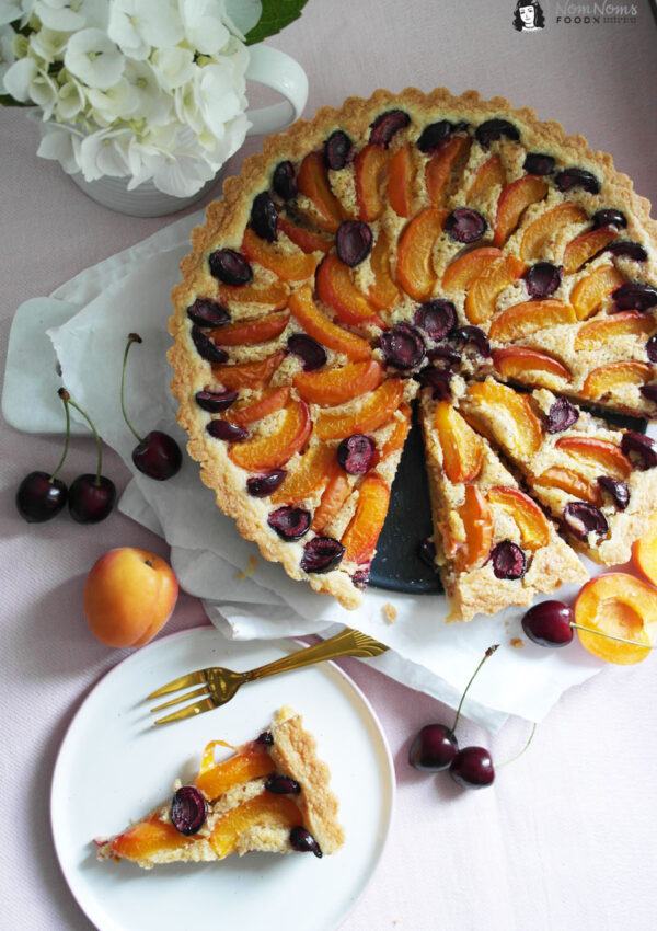 Aprikosen-Kirsch-Tarte mit Frangipane ❤