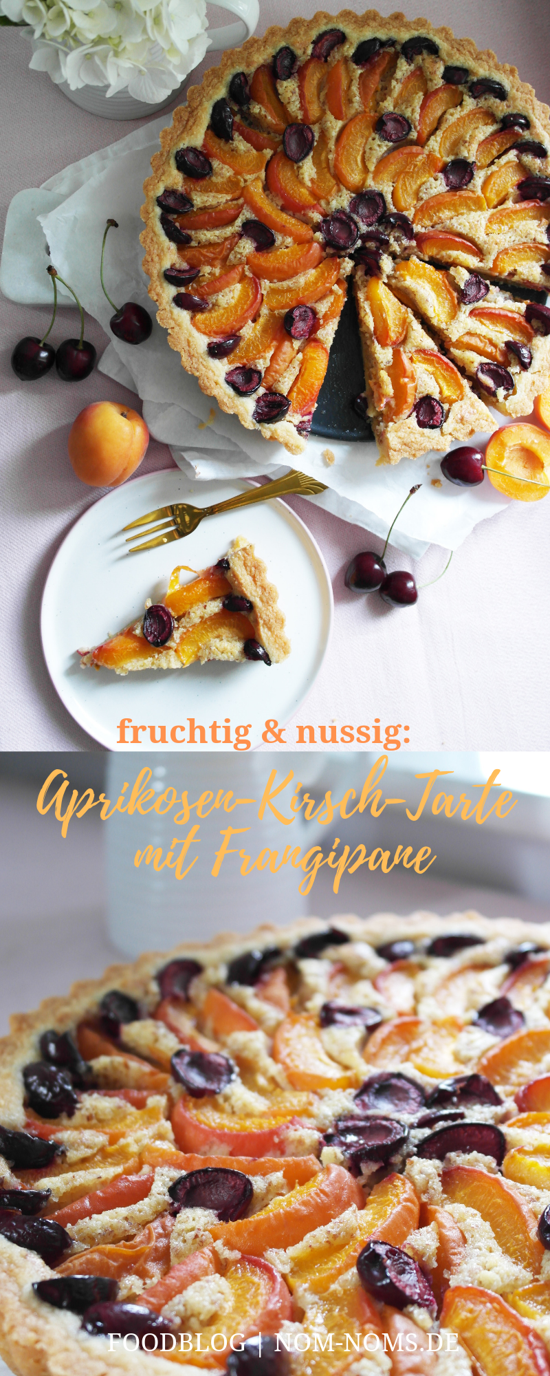 Aprikosen-Kirsch-Tarte mit Frangipane