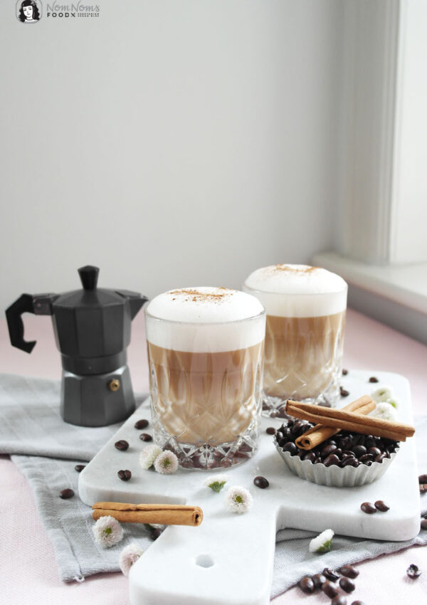 Zimtschnecken Latte Macchiato | Cinnamon Roll Latte Macchiato mit Zimtschnecken-Sirup ❤