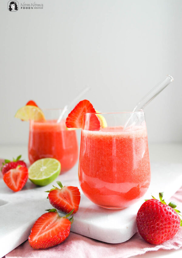 Alkoholfreier Erdbeer-Margarita-Mocktail ❤