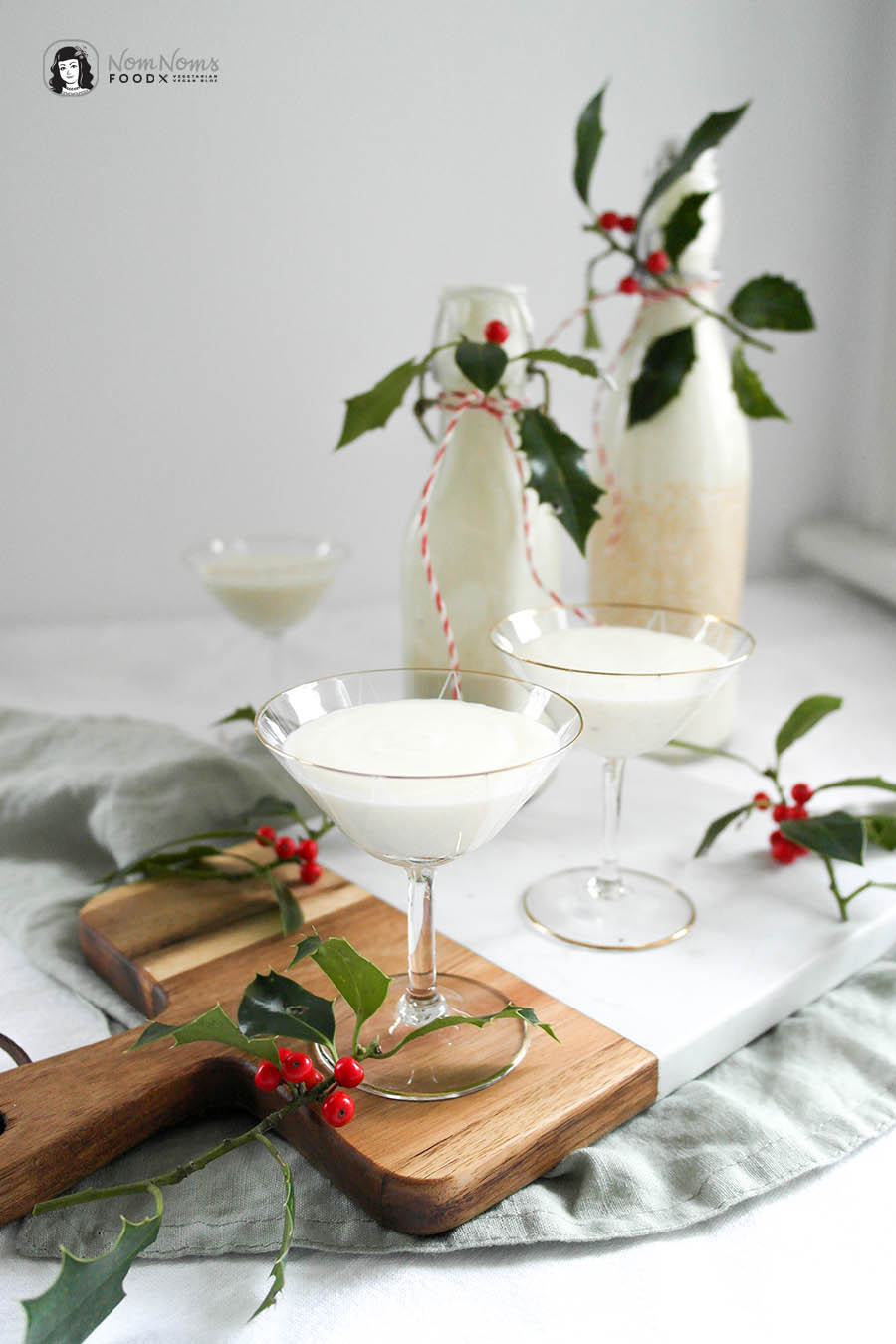 Weihnachtliche Geschenkidee Käsekuchen Cheesecake Likör