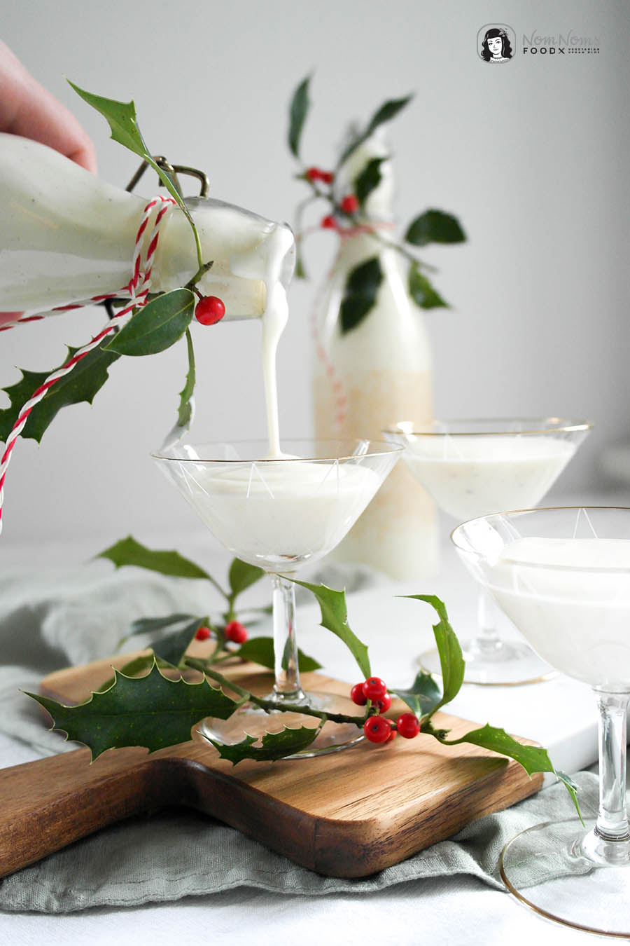 Weihnachtliche Geschenkidee Käsekuchen Cheesecake Likör