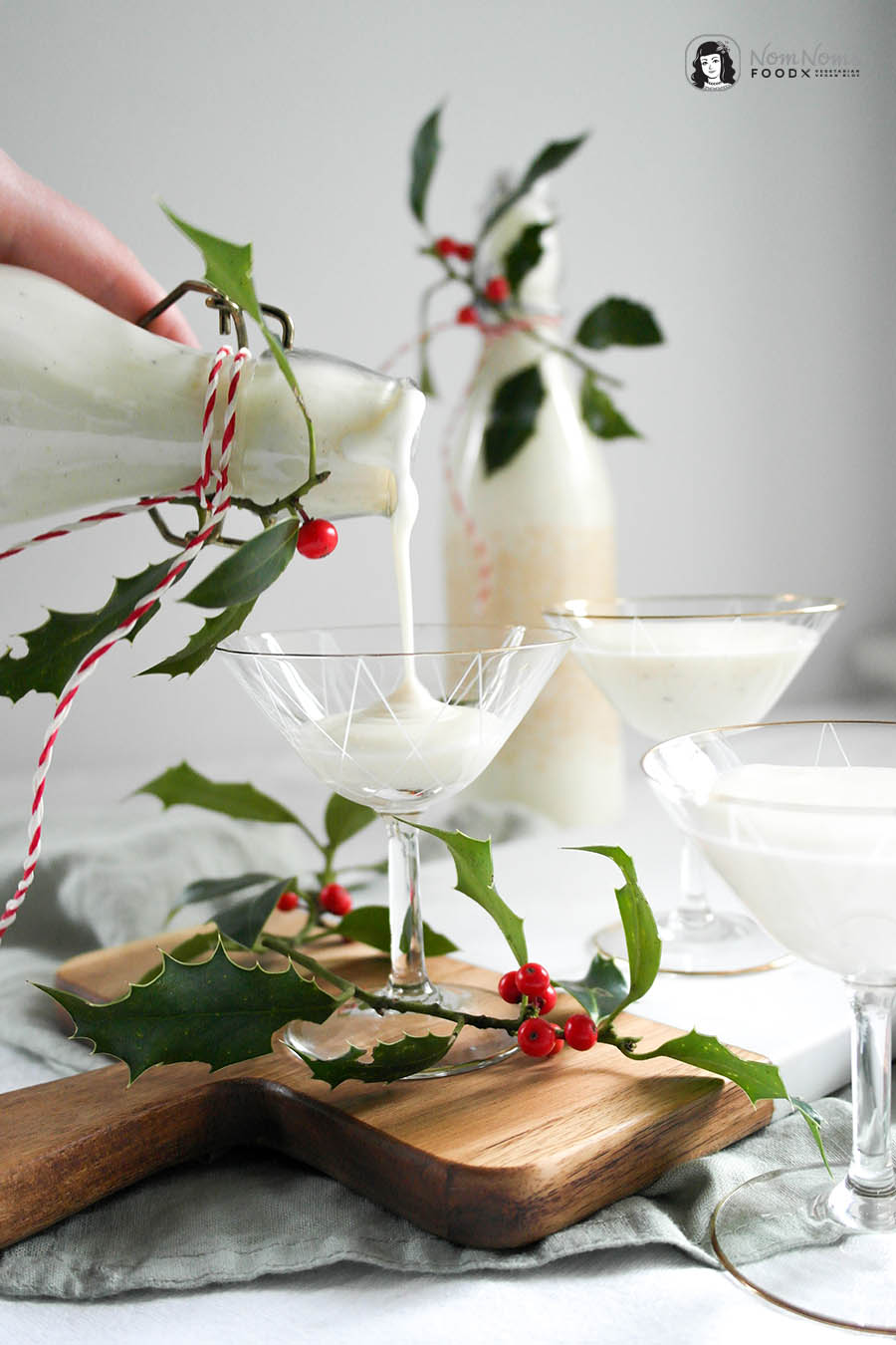 Weihnachtliche Geschenkidee Käsekuchen Cheesecake Likör