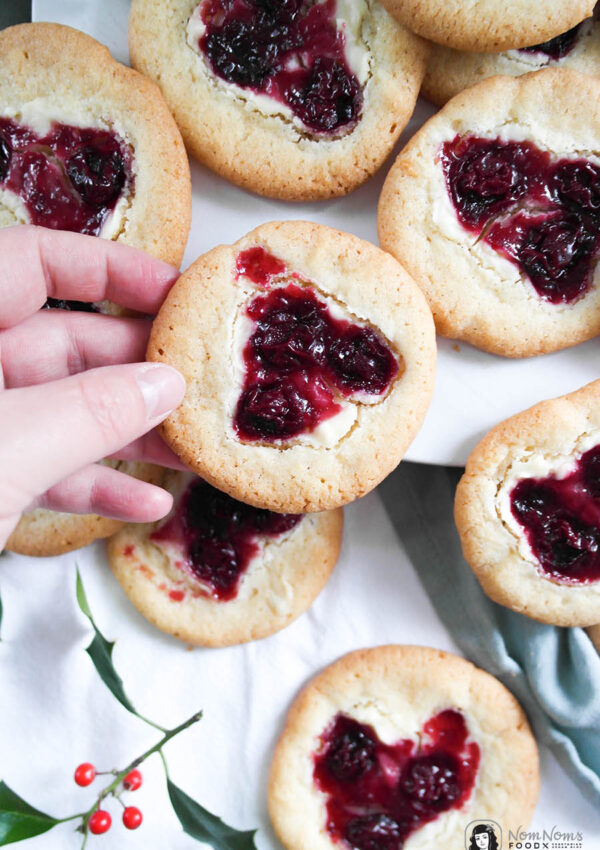 Kirsch-Käsekuchen-Kekse ❤