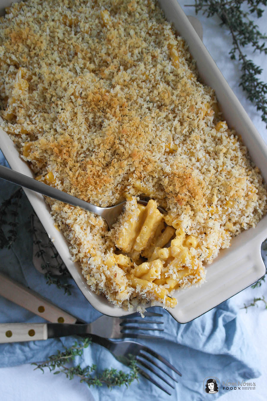 Vegane Mac and Cheese (Makkaroni und Käse) oder auch Pasta mit köstlicher veganer Käse-Soße Veganuary Veganuar