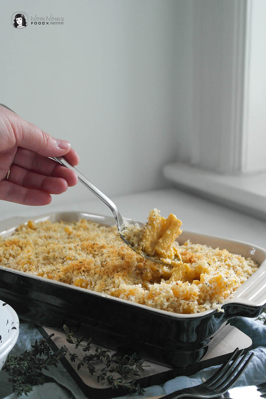 Vegane Mac and Cheese (Makkaroni und Käse) oder auch Pasta mit köstlicher veganer Käse-Soße Veganuary Veganuar