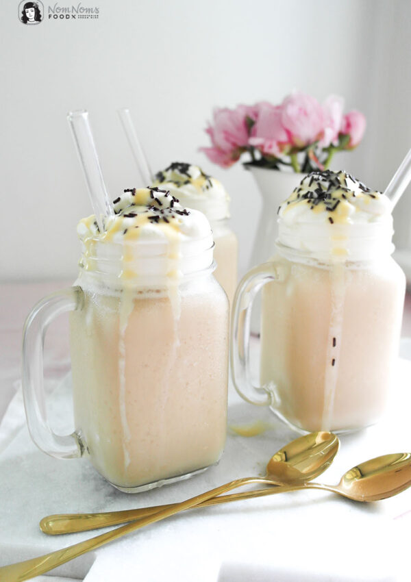 Café Frappé Eiskaffee mit Eierlikör und Eierlikör-Sahne ❤