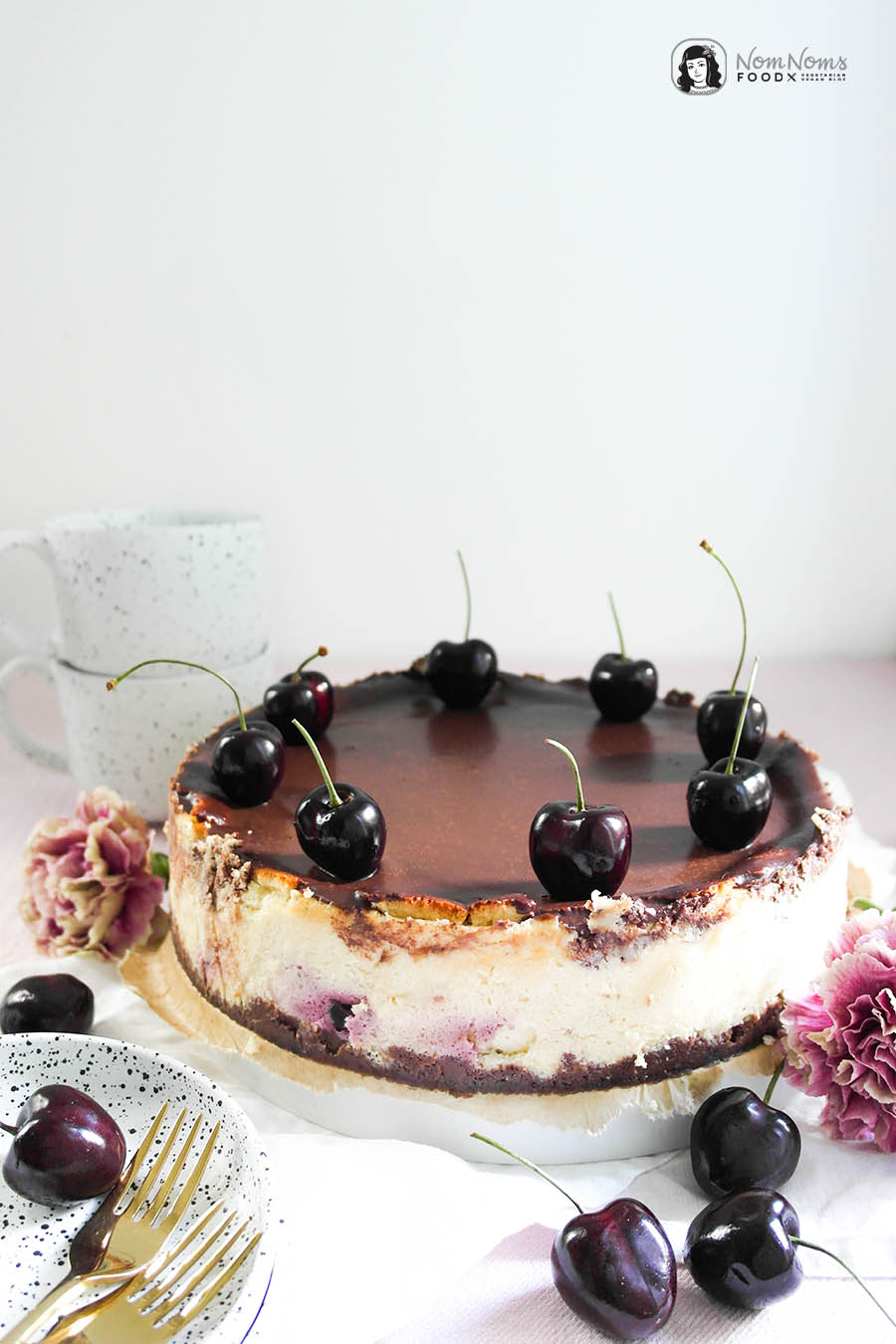 Kirsch-Käsekuchen mit Schokolade Schwarzwälder-Kirsch-Käsekuchen