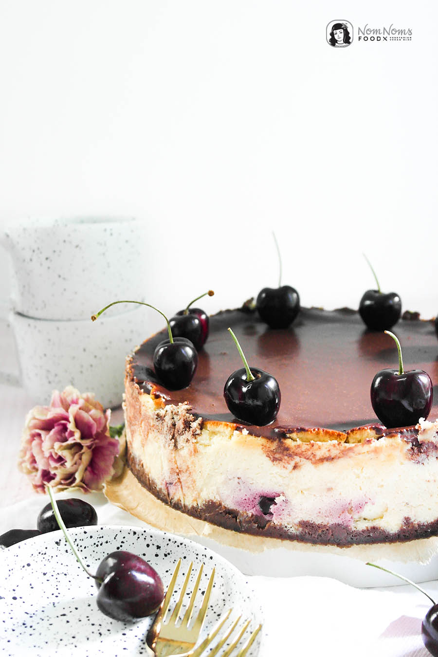 Kirsch-Käsekuchen mit Schokolade Schwarzwälder-Kirsch-Käsekuchen