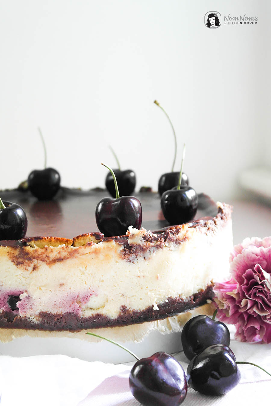 Kirsch-Käsekuchen mit Schokolade Schwarzwälder-Kirsch-Käsekuchen
