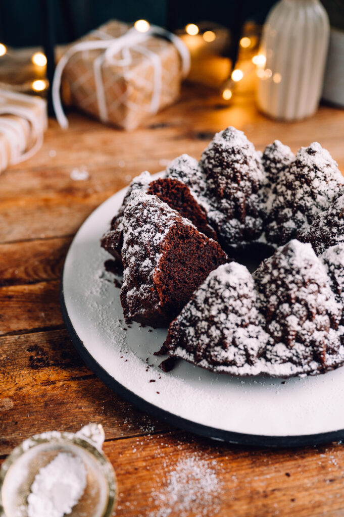 Gugelhupf mit Schoko-Lebkuchen zum Geburtstag Geburtstagsfeier zu 10 Jahren Nom Noms food