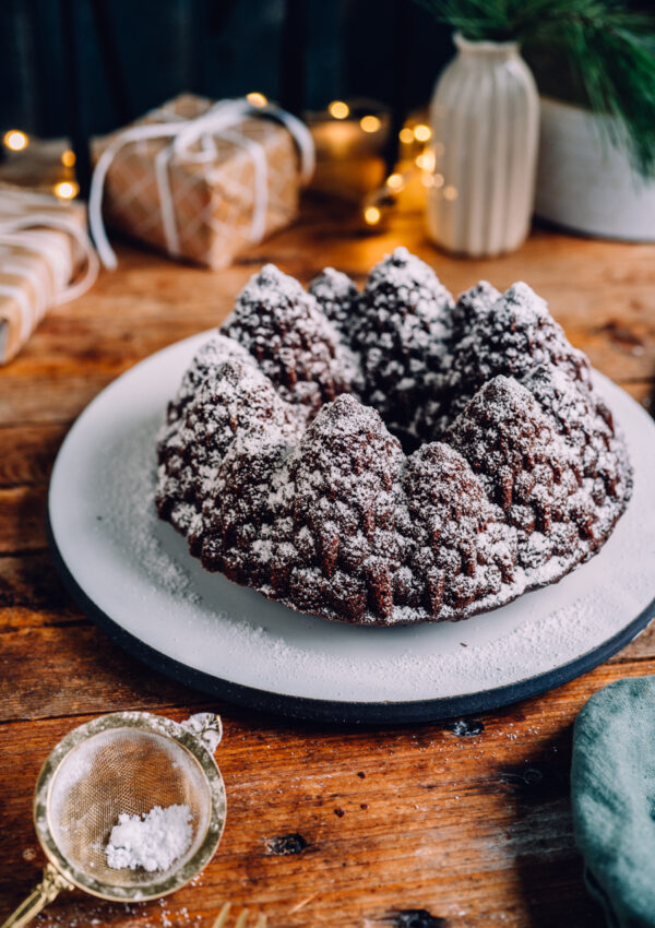 Gugelhupf mit Schoko-Lebkuchen zum Geburtstag Geburtstagsfeier zu 10 Jahren Nom Noms food