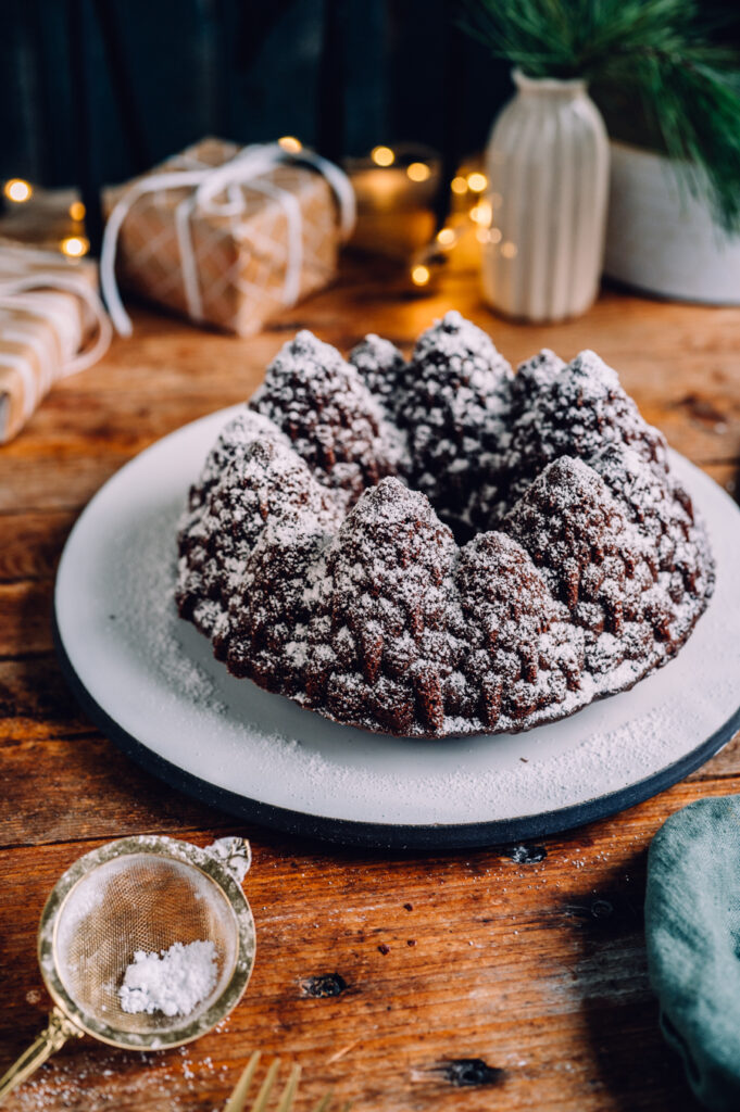 Gugelhupf mit Schoko-Lebkuchen zum Geburtstag Geburtstagsfeier zu 10 Jahren Nom Noms food