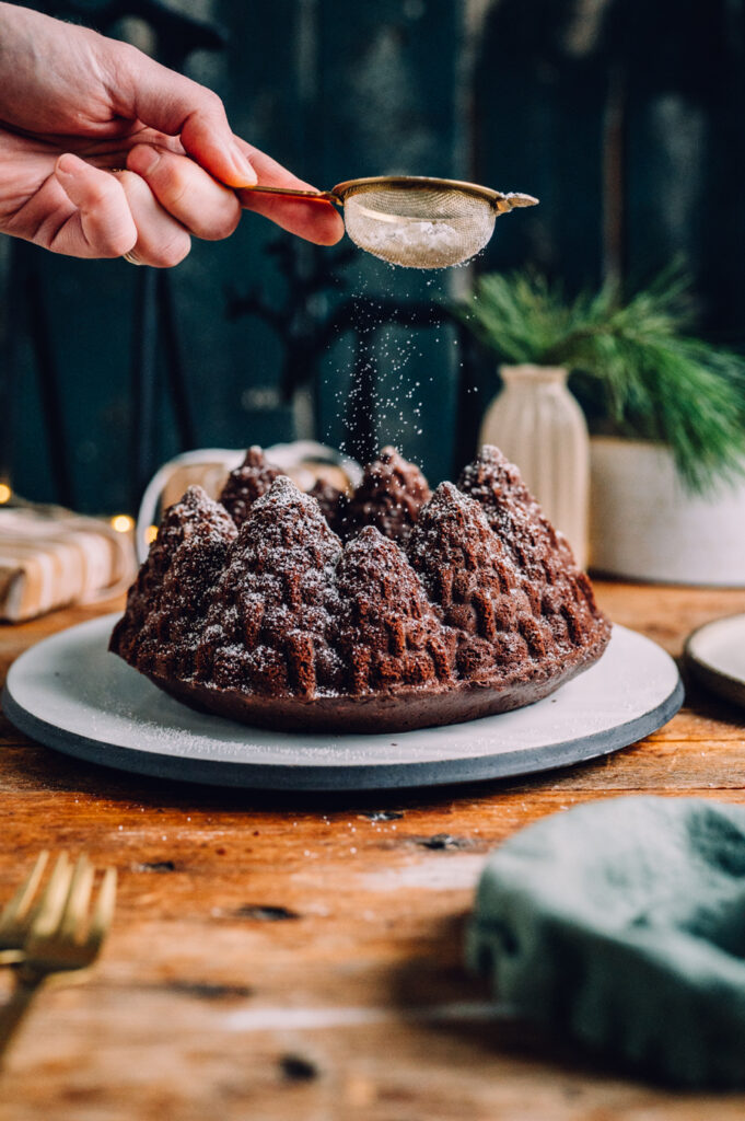  Gugelhupf mit Schoko-Lebkuchen zum Geburtstag Geburtstagsfeier zu 10 Jahren Nom Noms food
