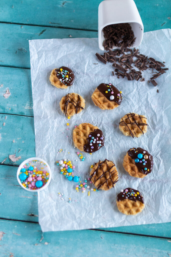Waffel-Kekse 10 Jahre Nom Noms food Geburtstagsfeier