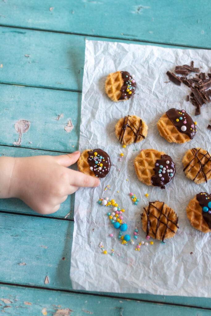 Waffel-Kekse 10 Jahre Nom Noms food Geburtstagsfeier