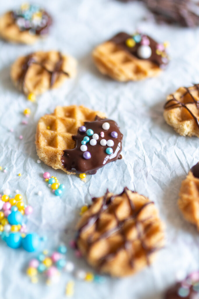 Waffel-Kekse 10 Jahre Nom Noms food Geburtstagsfeier