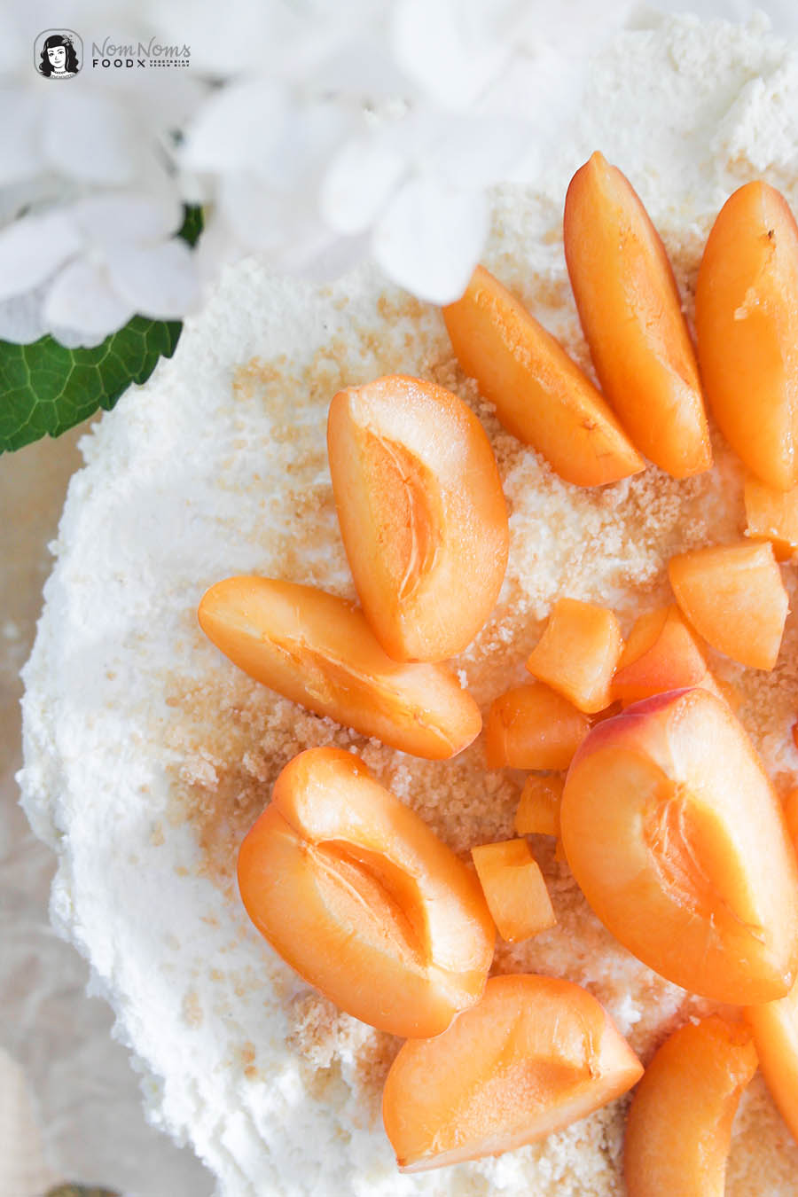 Veganer Aprikosen-Käsekuchen ohne Backen