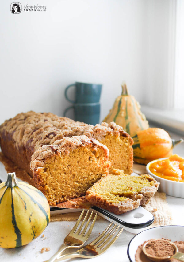 Pumpkin Spice Kürbiskuchen mit Zimt-Streuseln ❤