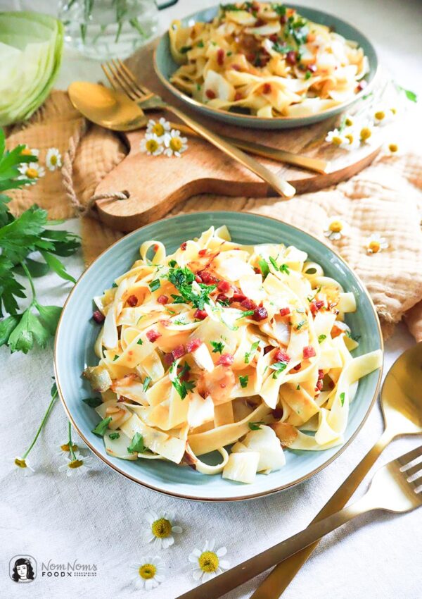 Kraut-Nudeln – Herbst/Winter Pasta mit Weißkohl ❤