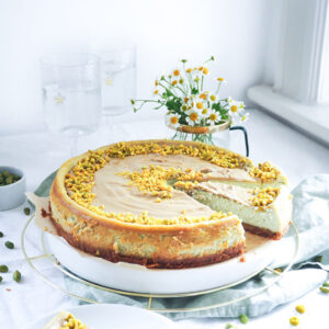 Pistazien-Käsekuchen