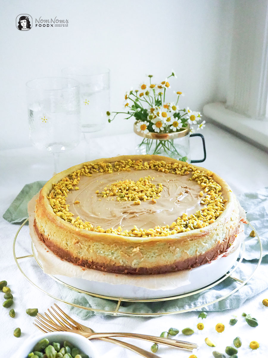 Pistazien-Käsekuchen
