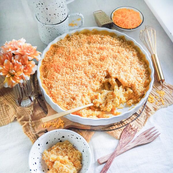 Mac and Cheese mit Kefir | Makkaroni und Käse mit Kefir | Cremiger Nudel-Käse-Auflauf mit Kefir ❤