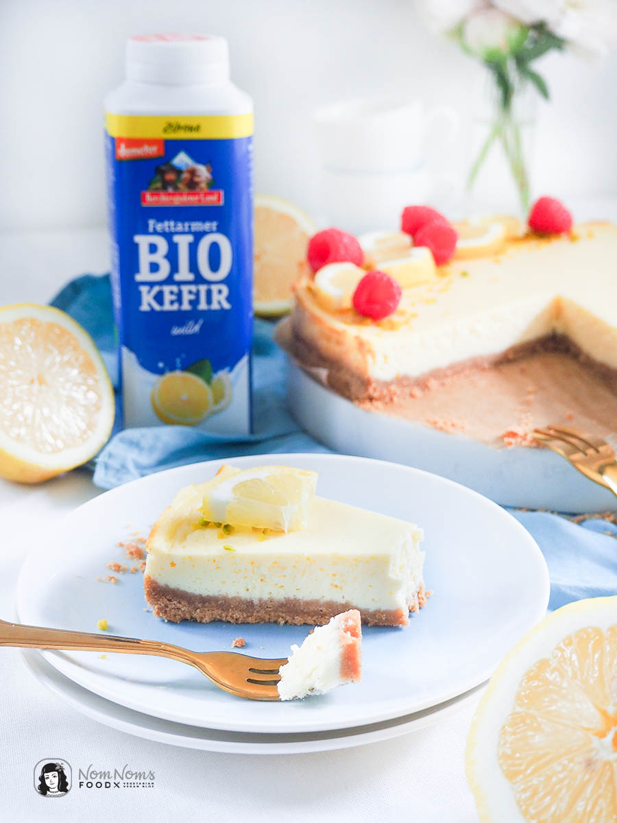 Zitronen-Kefir-Käsekuchen