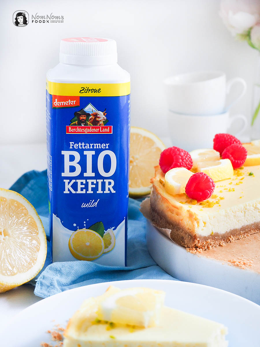 Zitronen-Kefir-Käsekuchen