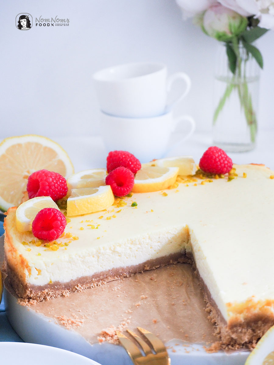 Zitronen-Kefir-Käsekuchen