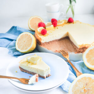 Zitronen-Kefir-Käsekuchen