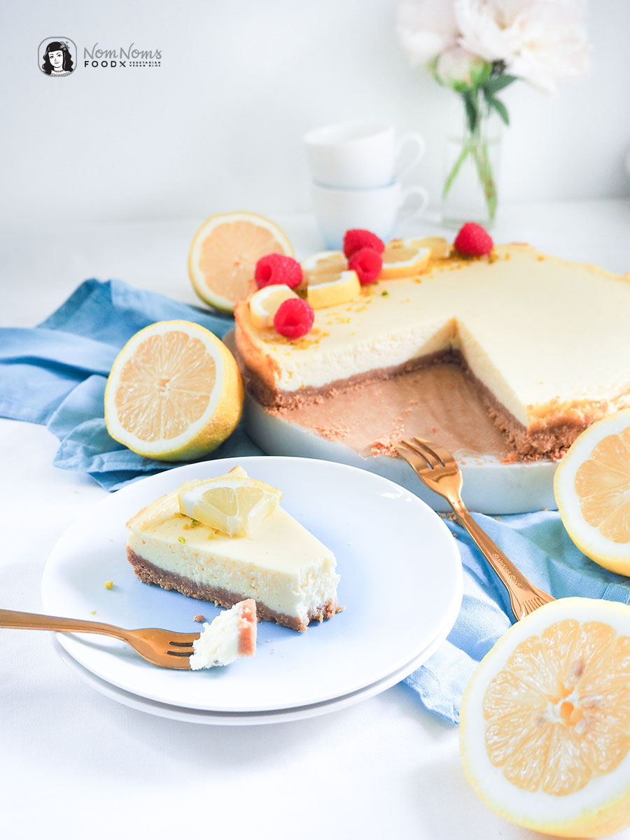 Zitronen-Kefir-Käsekuchen