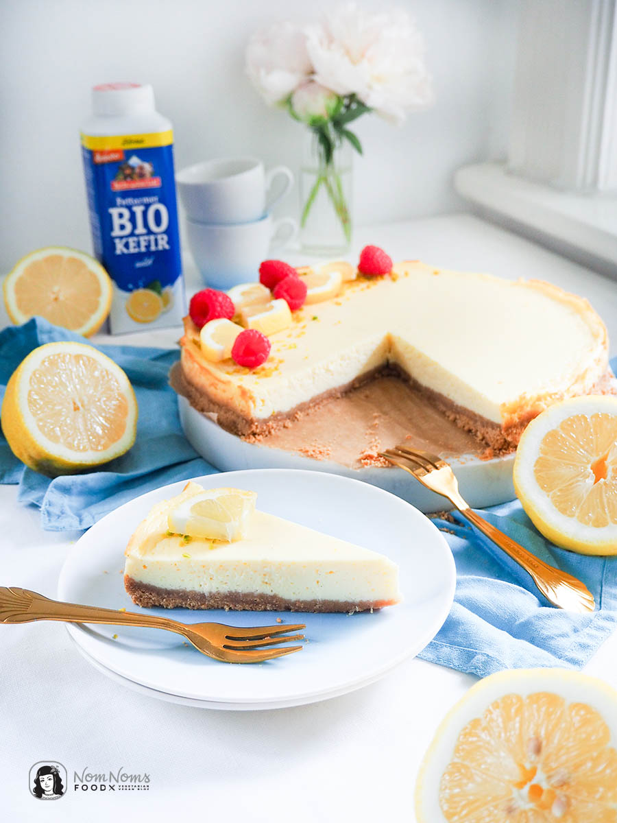 Zitronen-Kefir-Käsekuchen