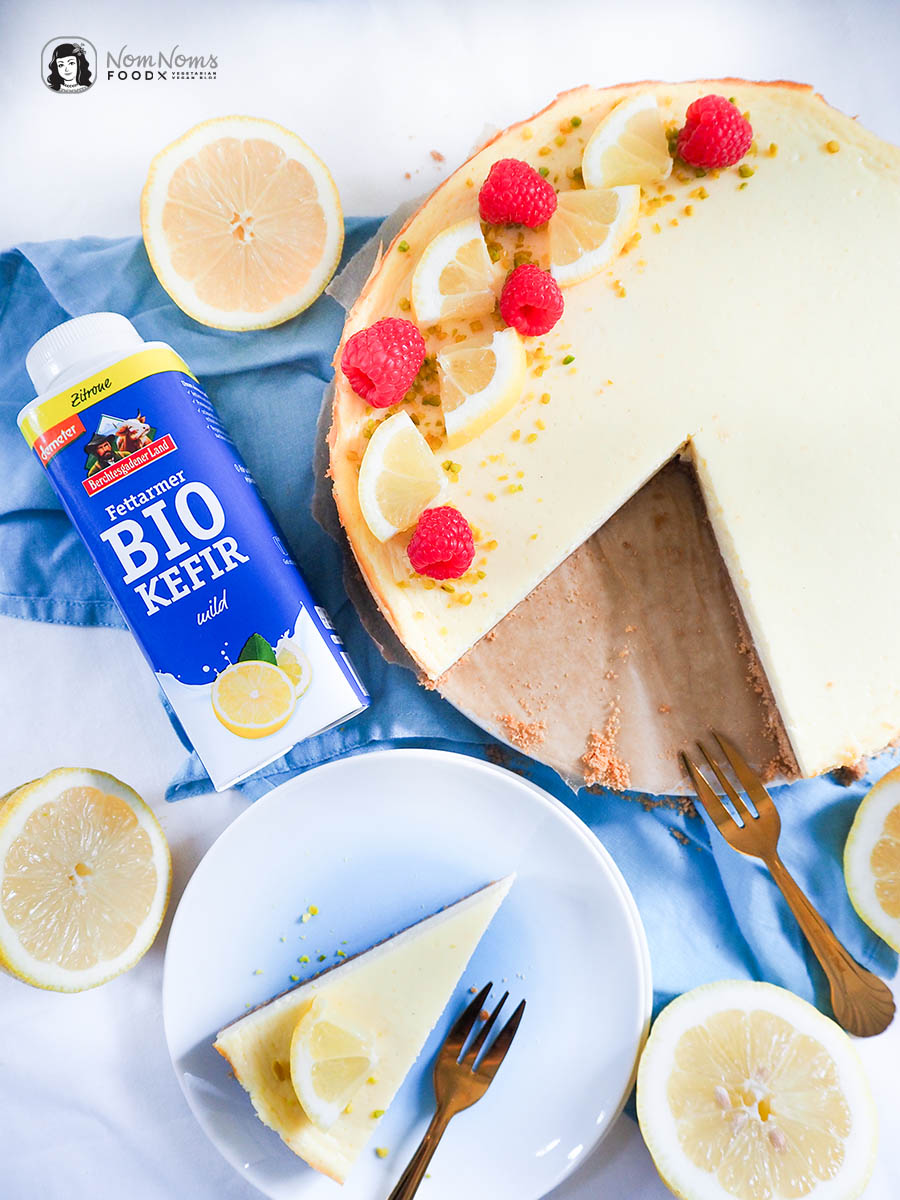 Zitronen-Kefir-Käsekuchen